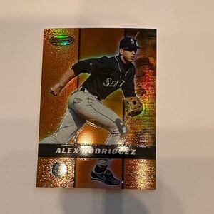 Alex Rodriguez Baseball Trading Card - Gold Holographic Finish mint